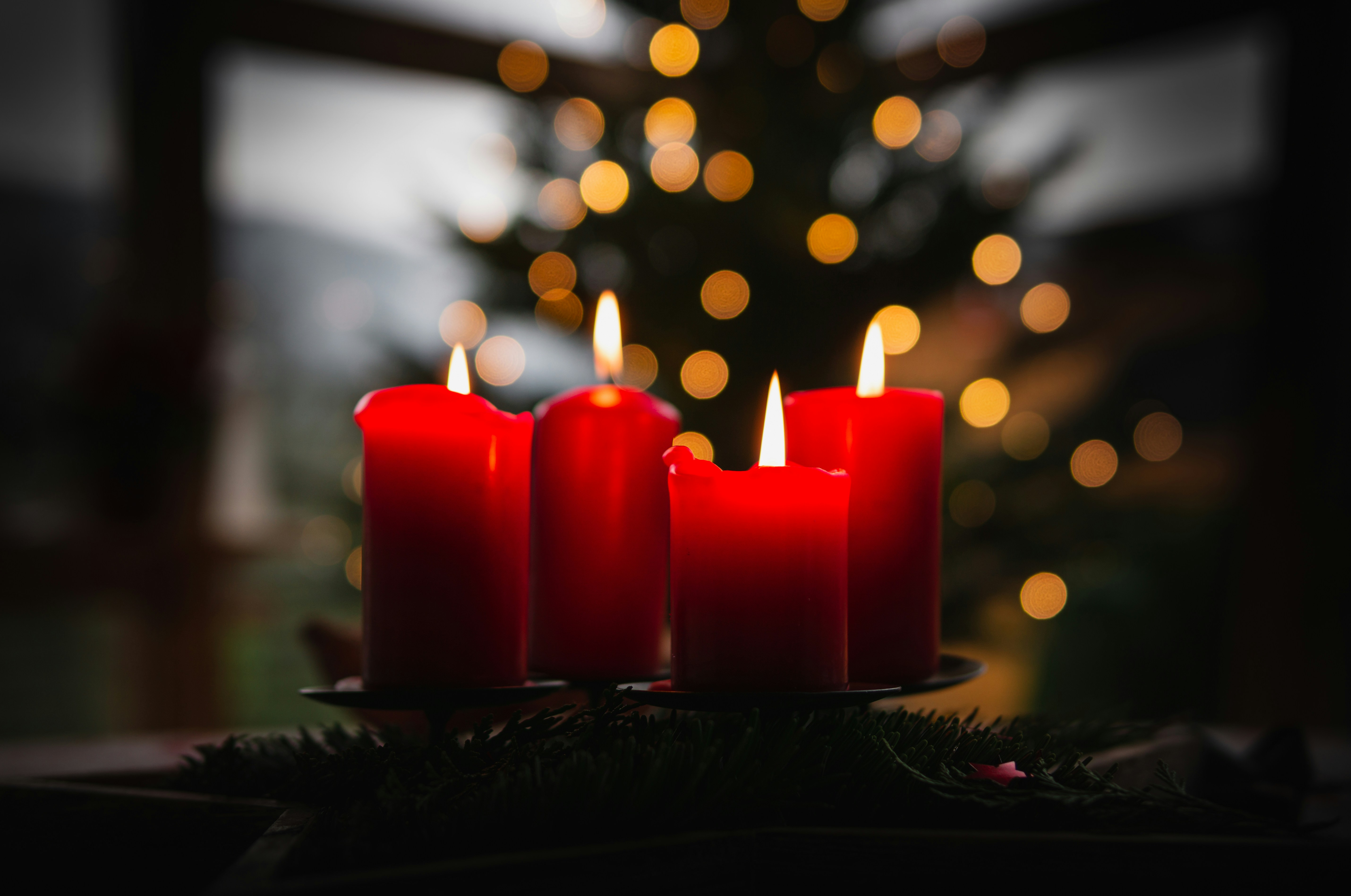 four advent candles